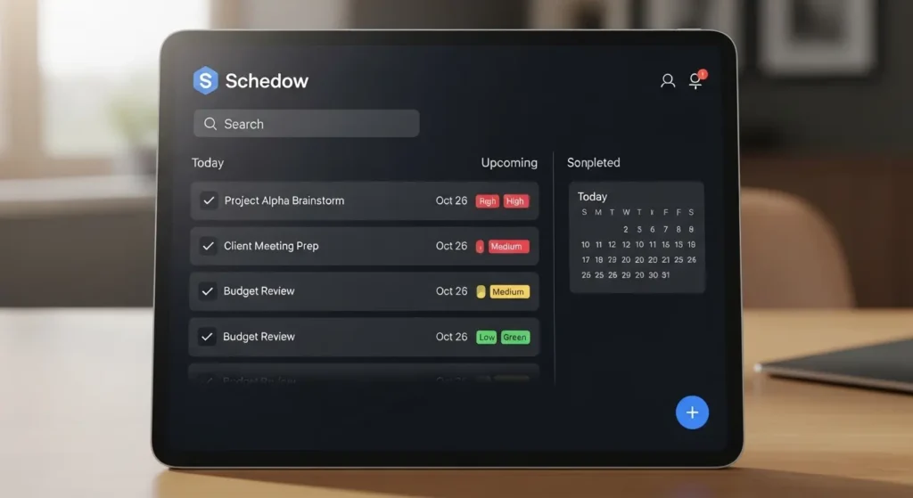 Schedow tasks management