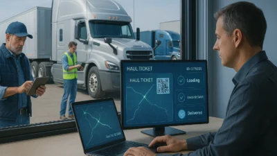 truck hauler ticket software