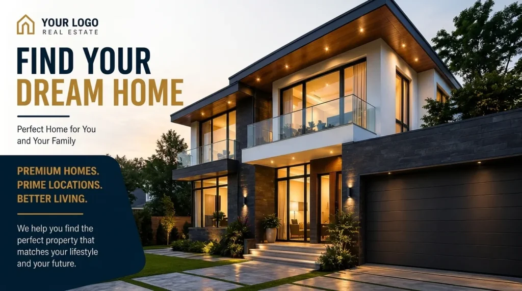 Real Estate poster design