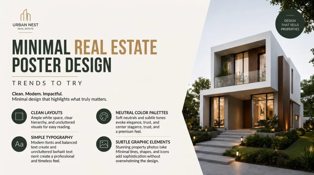 Minimal real Estate design