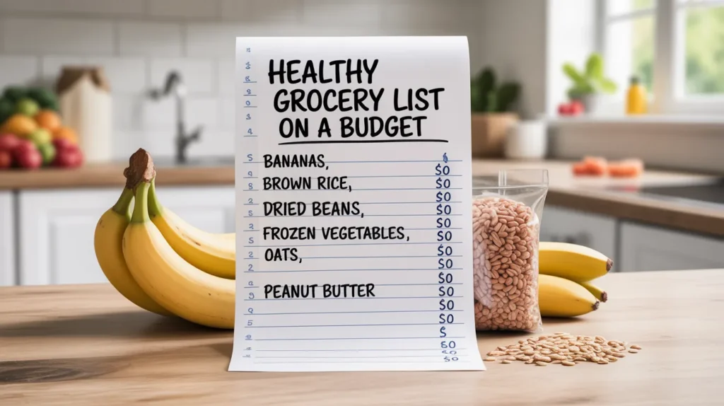Healthy Grocery list 
