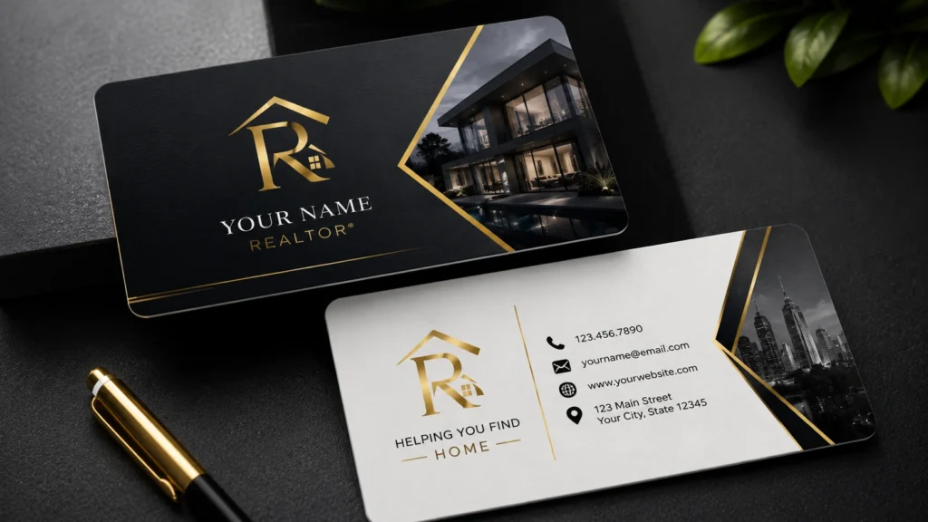 real estate business card