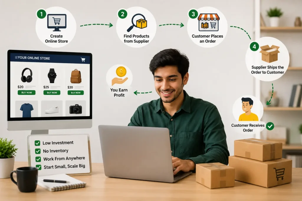 start dropshipping