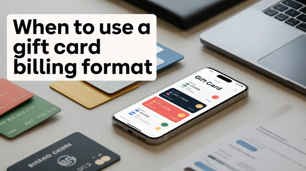 gift card billing