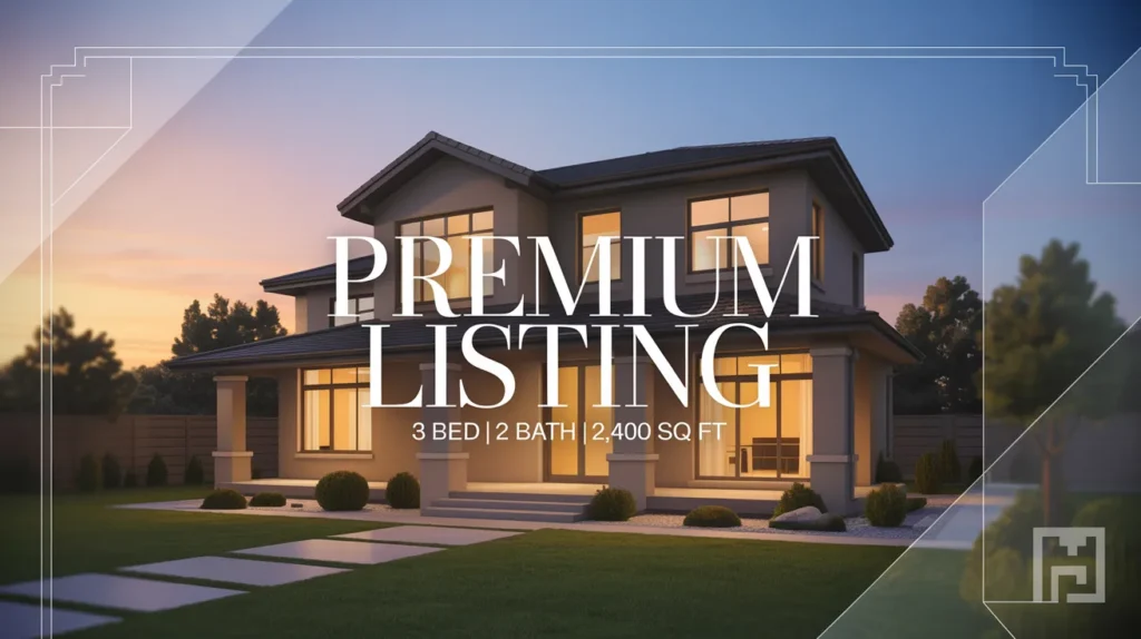 House listing graphics