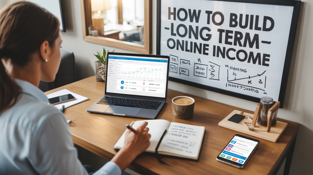long term online income