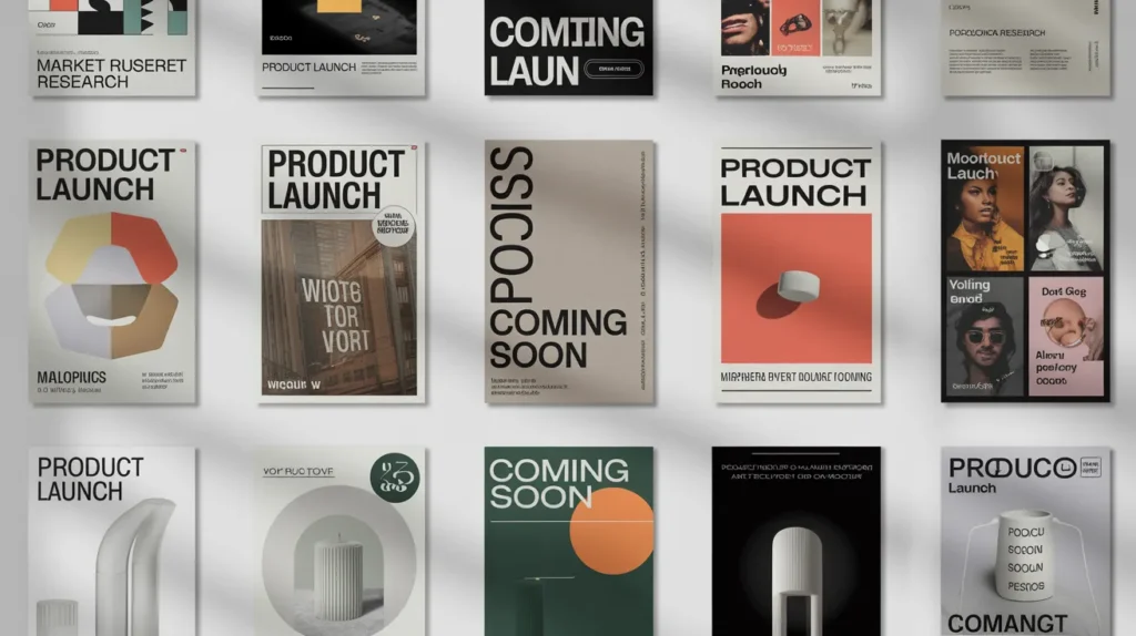 A/B testing various poster