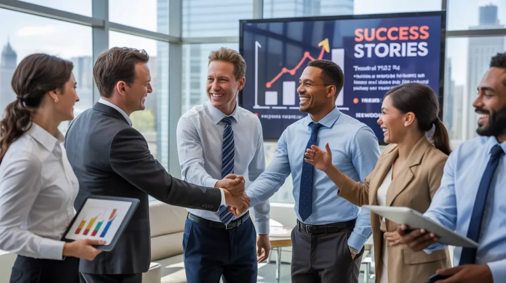 Sharing client success stories