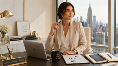 women finance aesthetic