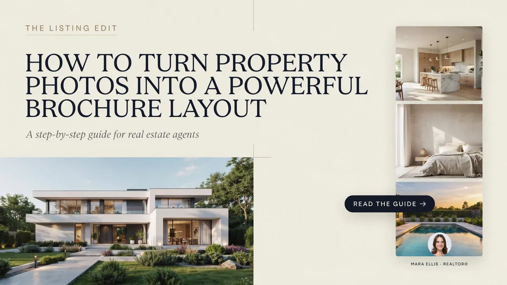 real estate brochure design