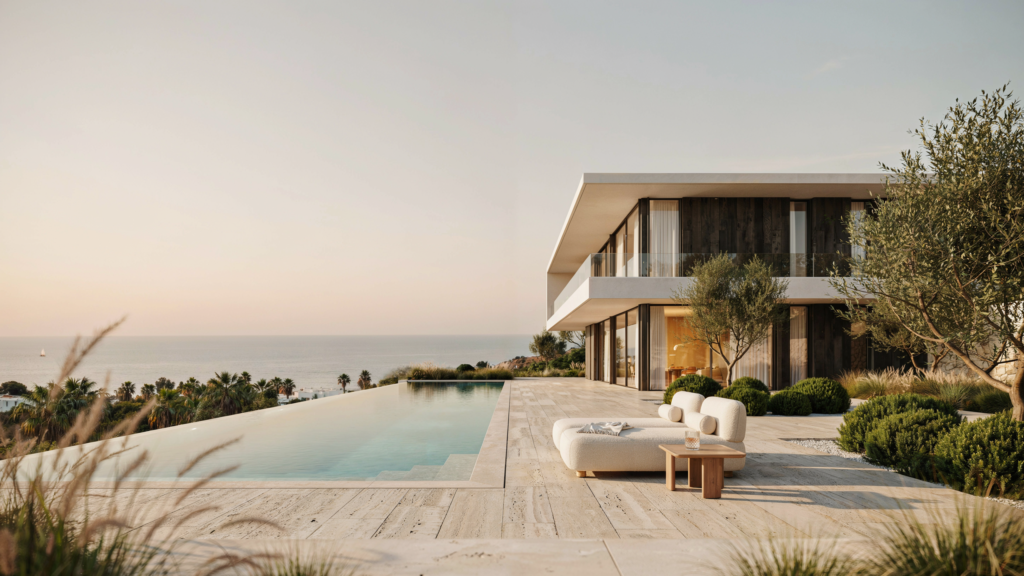 Modern luxury real estate advertising