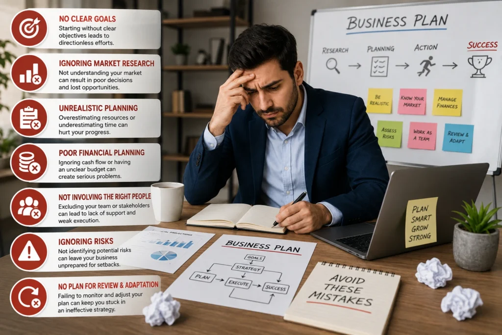 business planning mistakes 