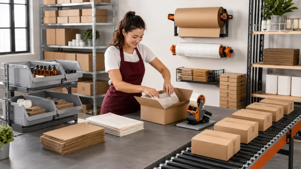 Small businesses can improve packing speed