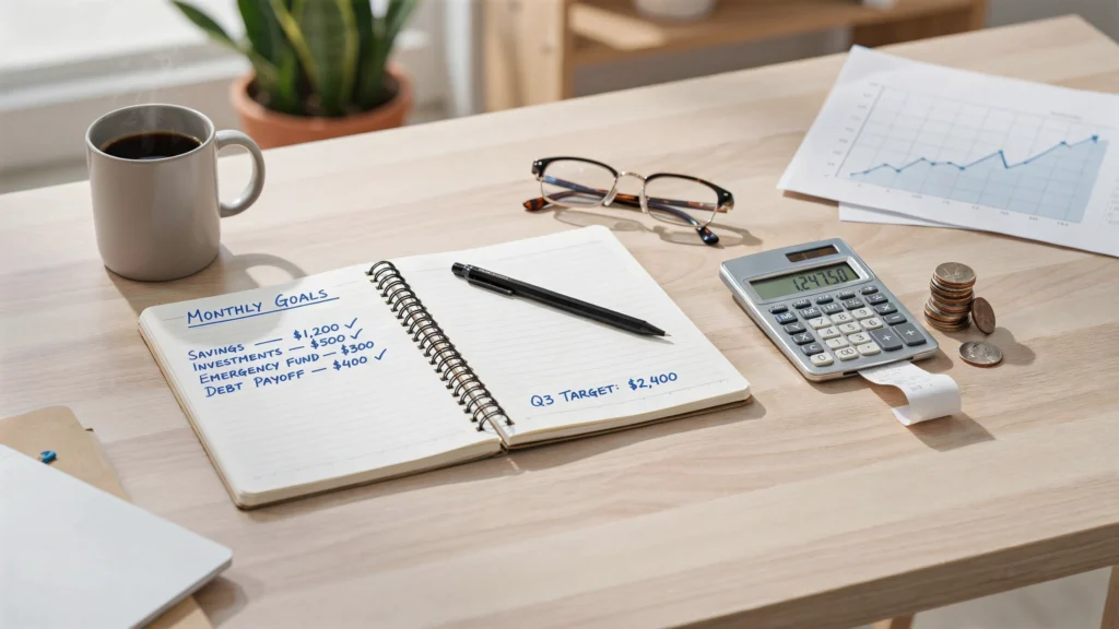 Setting clear financial goals