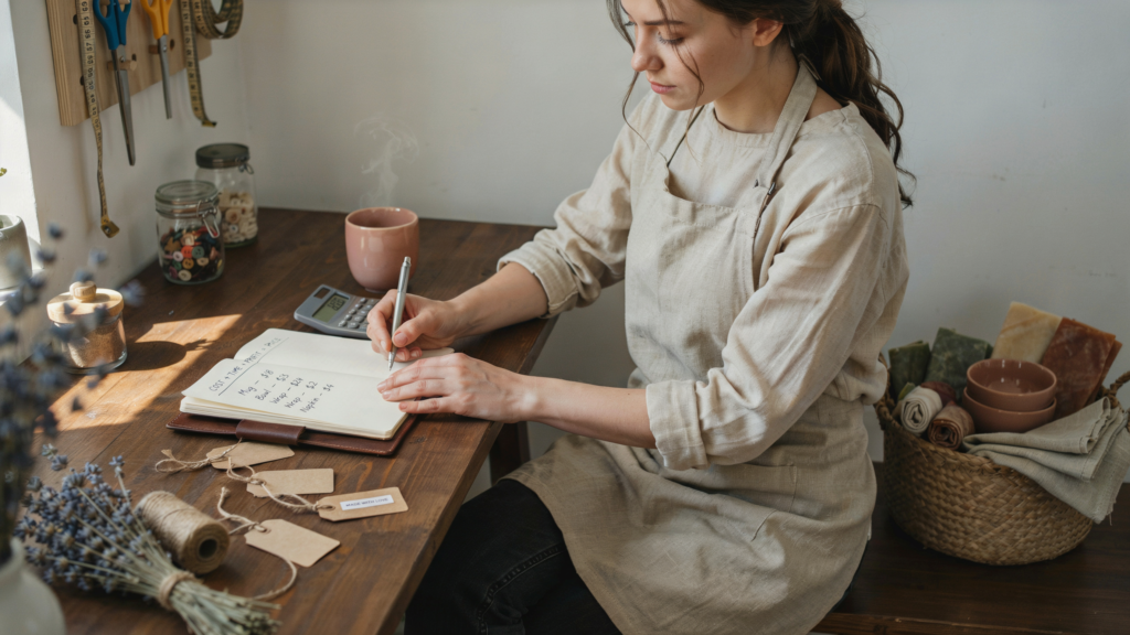 Pricing handmade products