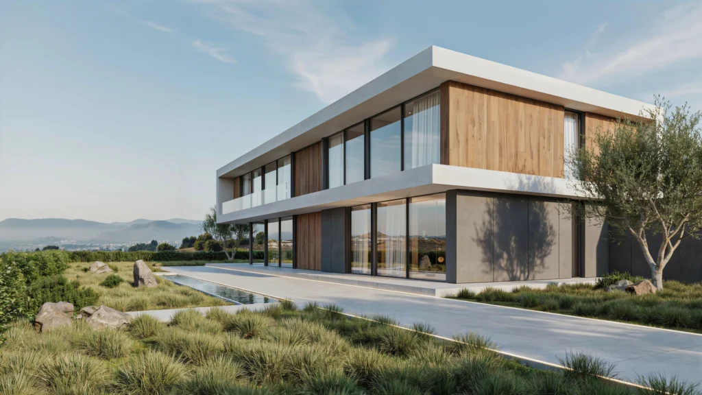 Modern real estate background designs