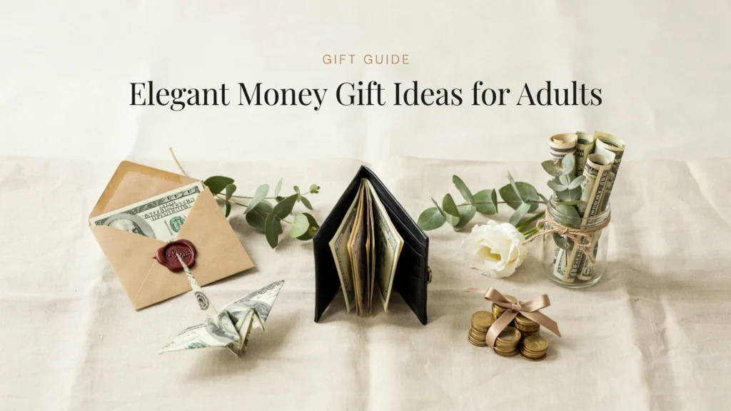 Elegant money gift ideas