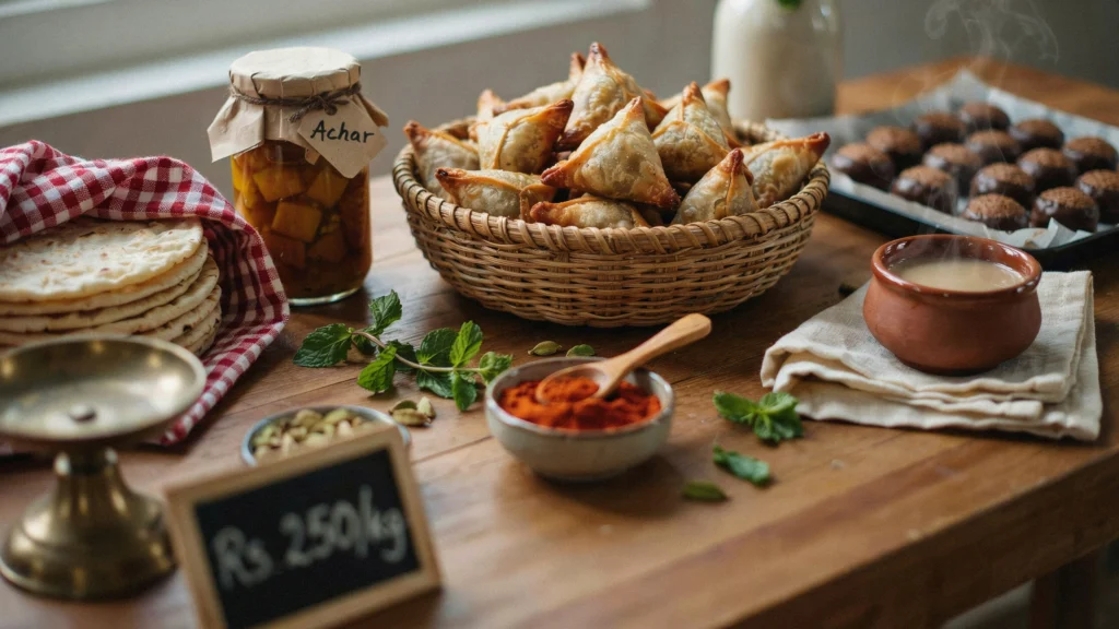 Food and homemade snacks