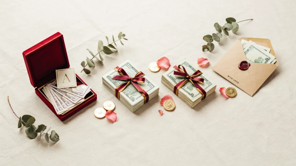 Personalized cash gifts