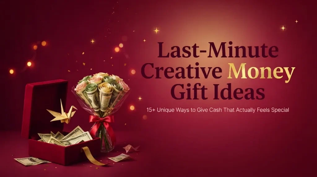 Last-minute creative money gift ideas
