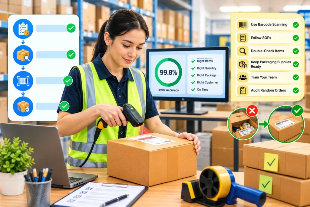 Improving order packing