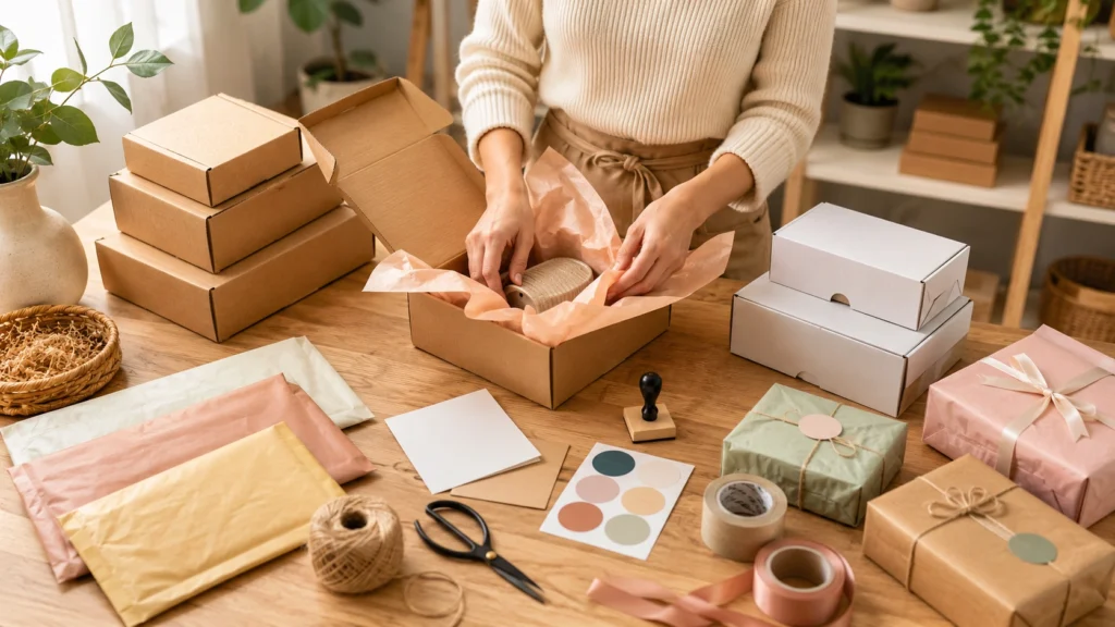 Custom packaging can help online businesses