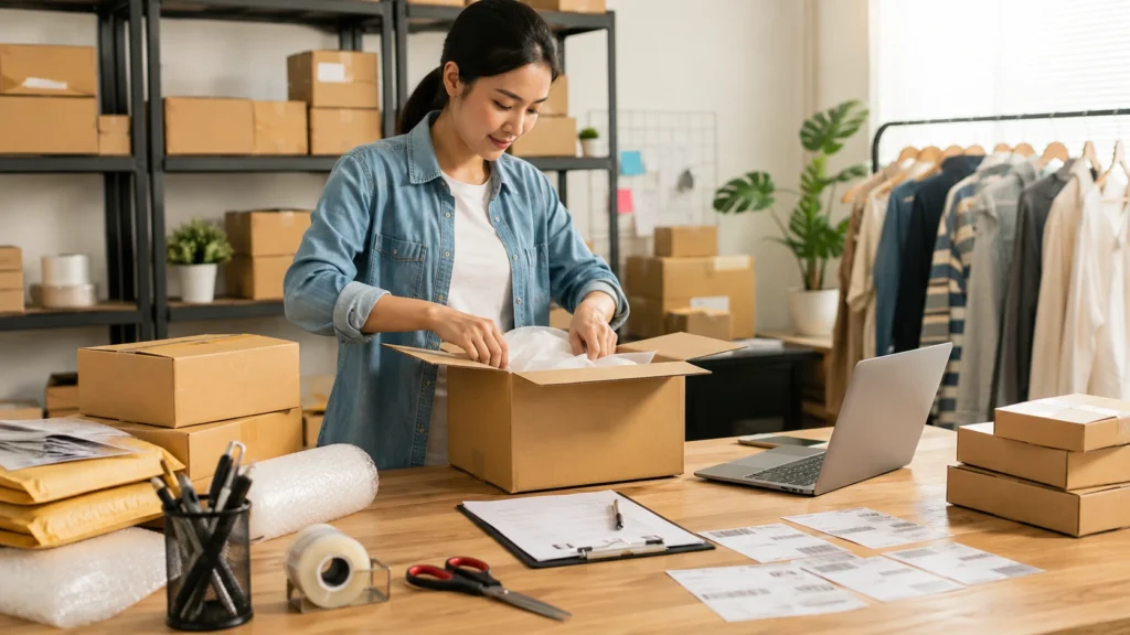 For e-commerce stores, order packing
