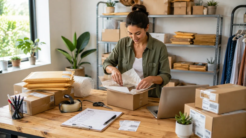 Packing orders professionally