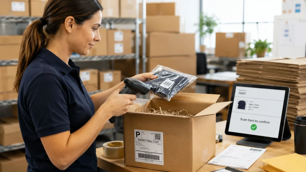 Barcode scanning improves packing accuracy